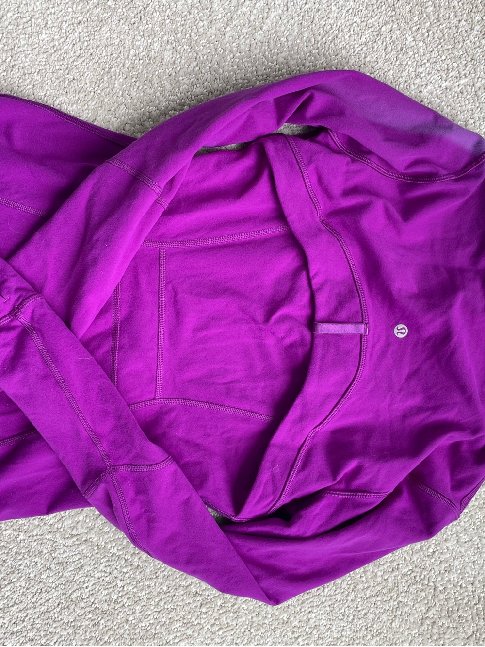 lululemon athletica Vibrant Purple Full-Zip Bomber Jacket - Picture 3 of 4
